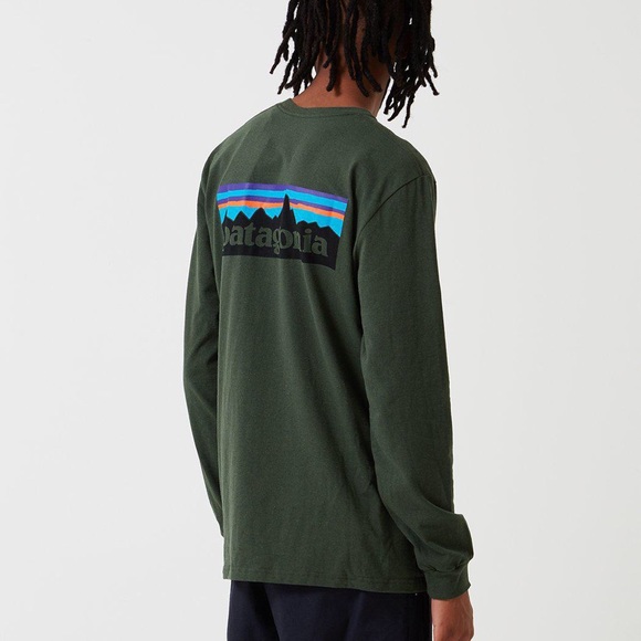 Patagonia Other - Men's Long-Sleeved P-6 Logo Responsibili-Tee